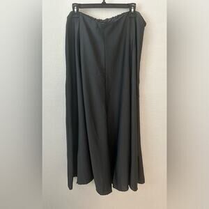 Scoop Brand Elegant Dark Grey Silky Maxi Skirt